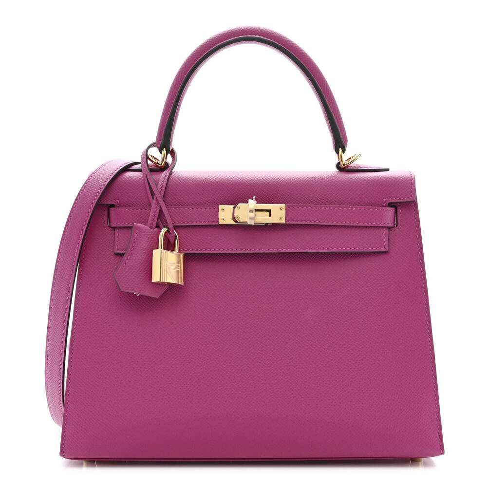 Hermes Epsom Kelly Sellier 25 Rose #264376H25B